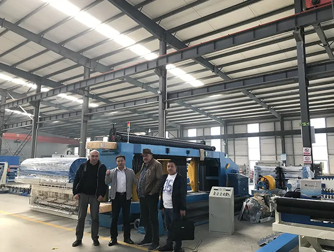 Gabion machine delivery and debug