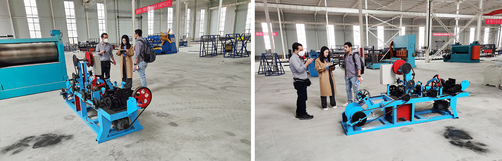 African customers came to visit the factory and were very satisfied with the machines