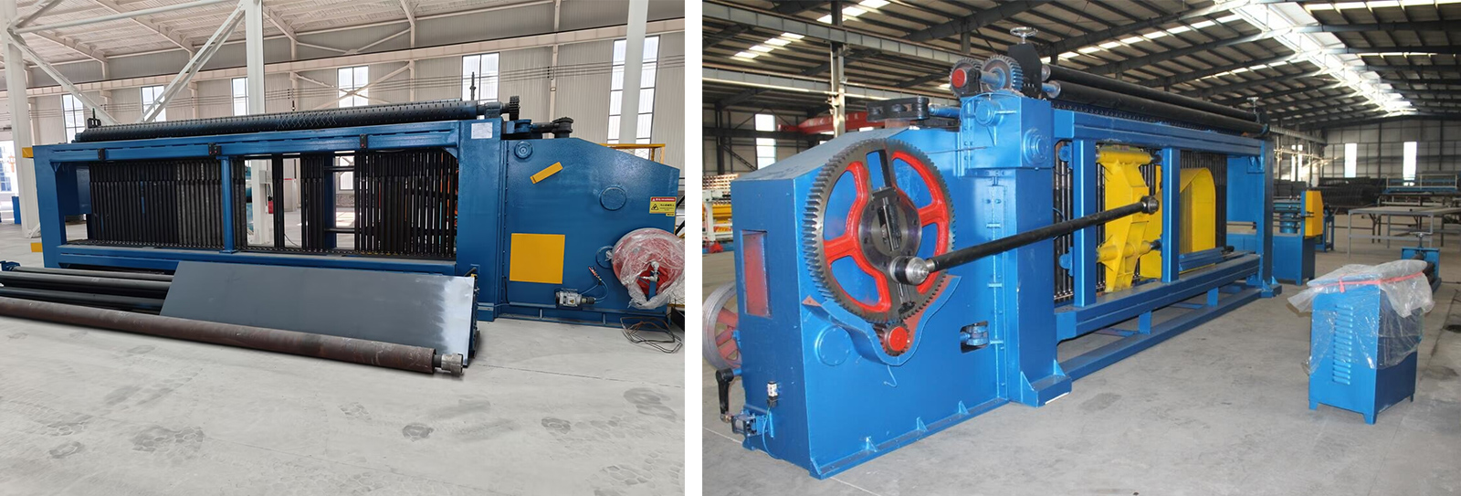 Gabion mesh machine overseas commissioning